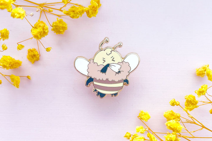 Bee's Sneeze Enamel Pin