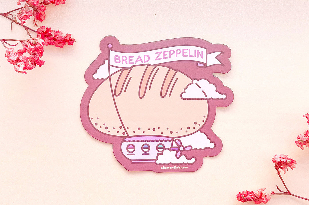 Bread Zeppelin Magnet