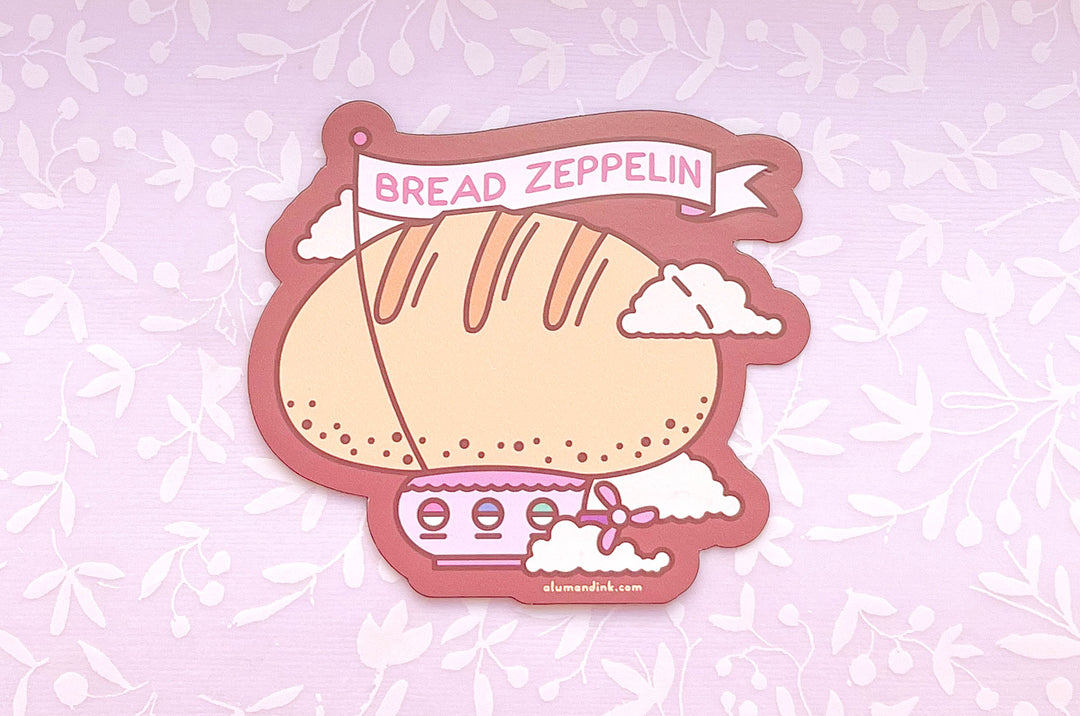 Bread Zeppelin Magnet