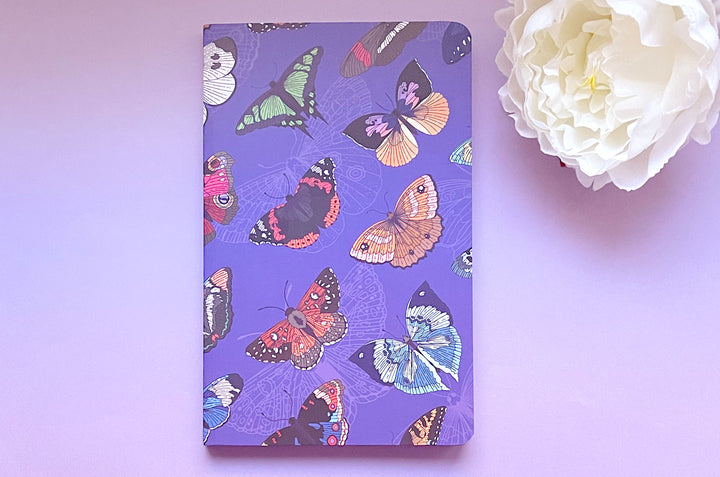 Butterflies Dotted Grid Notebook