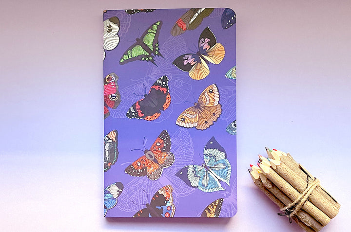 Butterflies Dotted Grid Notebook
