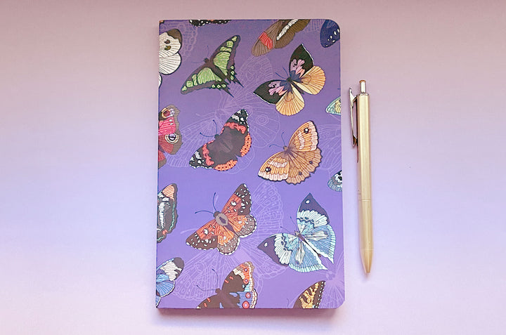 Butterflies Dotted Grid Notebook