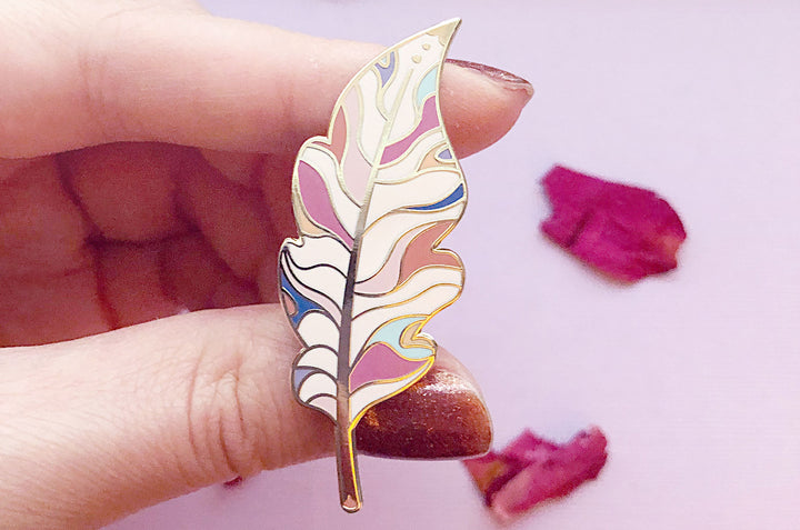 Sphinx Feather Enamel Pin