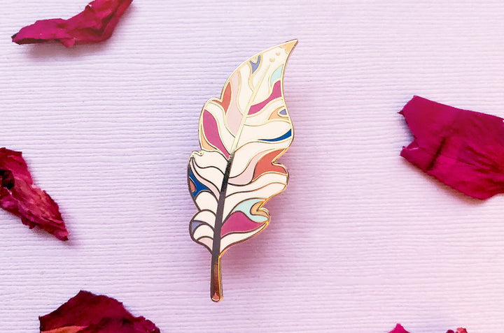 Sphinx Feather Enamel Pin