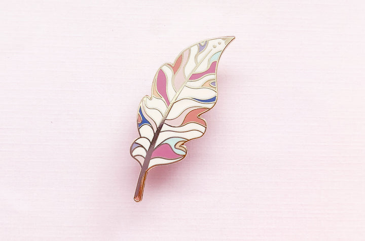 Sphinx Feather Enamel Pin