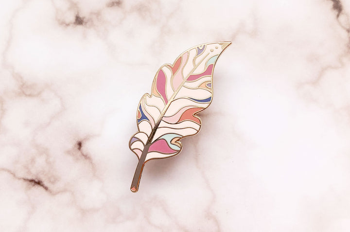Sphinx Feather Enamel Pin
