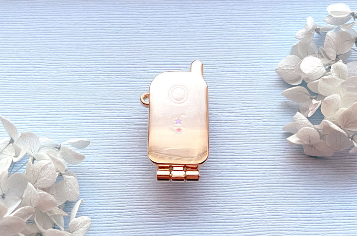 Celestial Cell Phone Hinged Enamel Pin