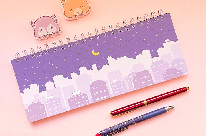 Nighttime Cityscape Weekly Planner