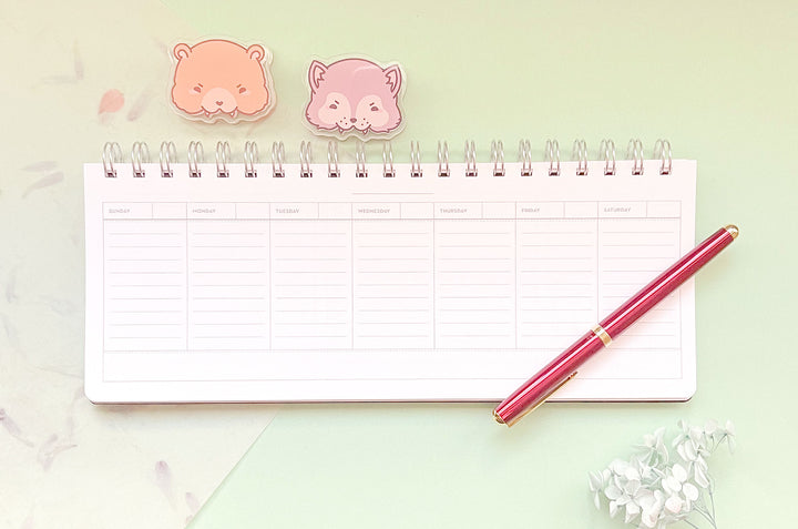 Nighttime Cityscape Weekly Planner