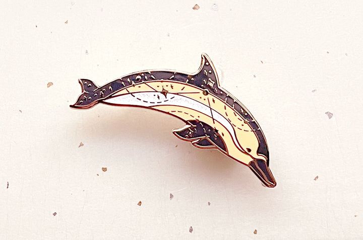 Caelum Common Dolphin Enamel Pin