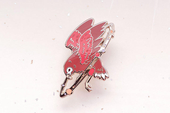 Cosmic Hawk Enamel Pin