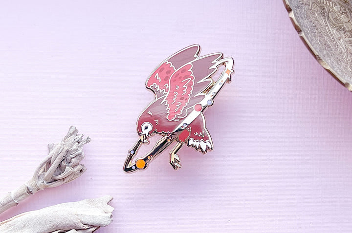 Cosmic Hawk Enamel Pin