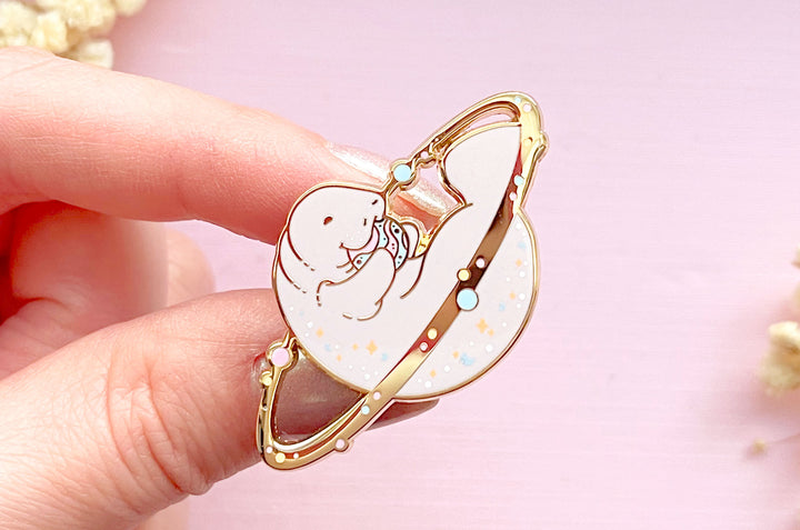 Cosmic Manatee Enamel Pin