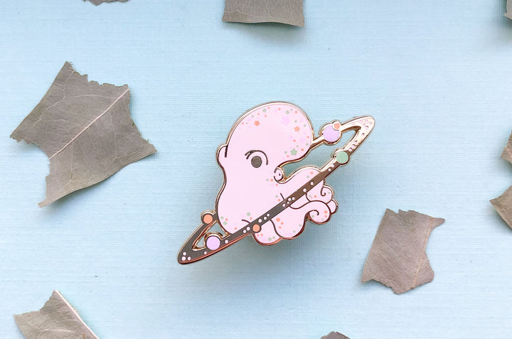 Cosmic Octopus Enamel Pin
