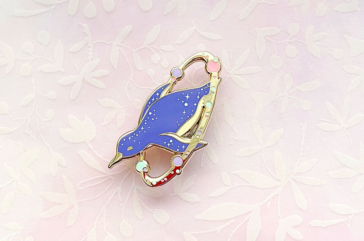 Cosmic Penguin Enamel Pin