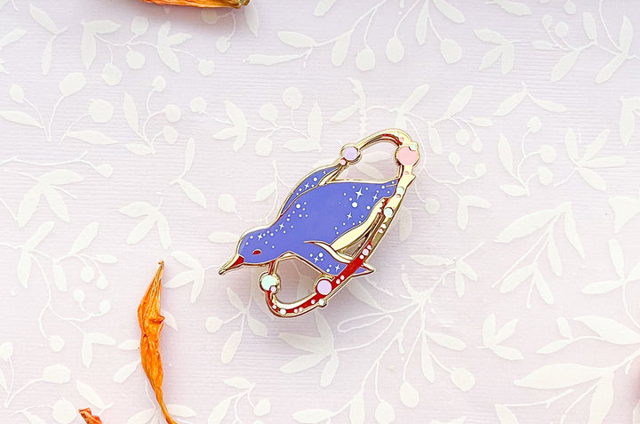Cosmic Penguin Enamel Pin