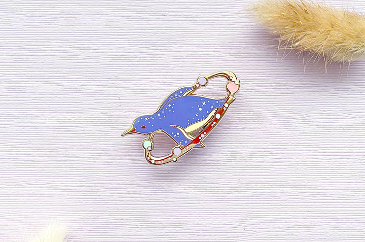 Cosmic Penguin Enamel Pin