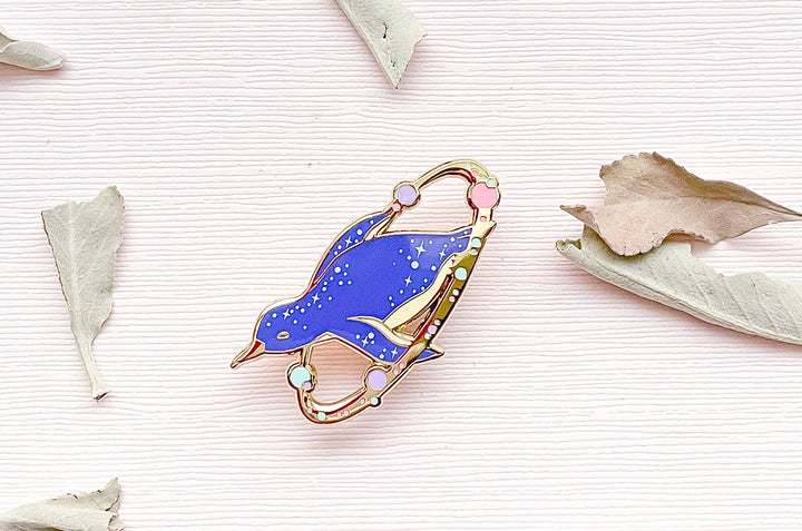 Cosmic Penguin Enamel Pin