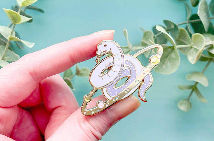 Cosmic Snake Enamel Pin