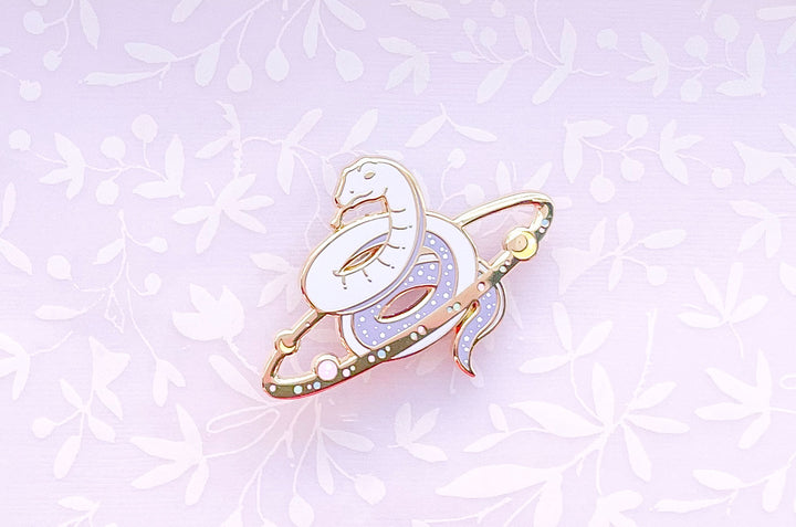 Cosmic Snake Enamel Pin