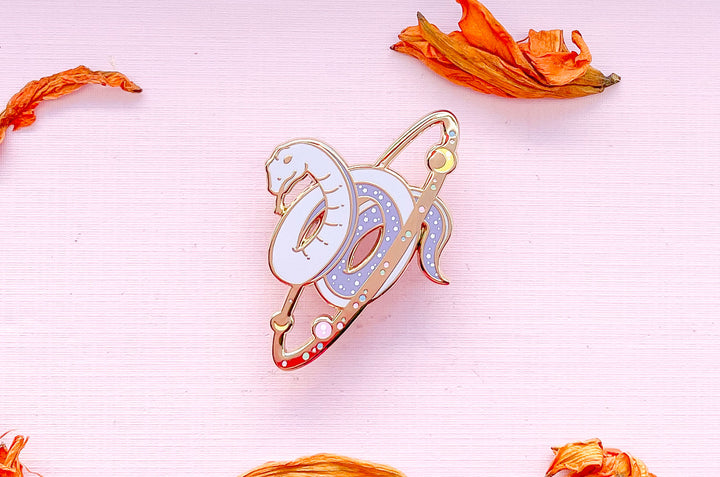 Cosmic Snake Enamel Pin