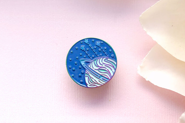 Cosmic Trajectory Enamel Pin