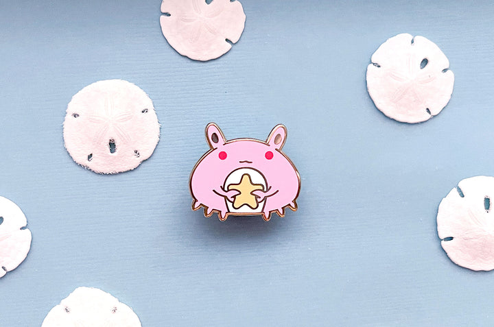 Chibi Crab Enamel Pin
