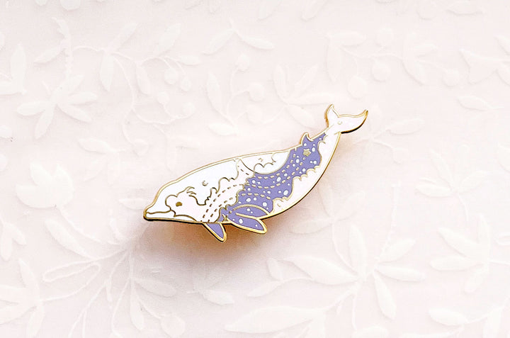 Cuvier's Beaked Whale Troposphere Enamel Pin