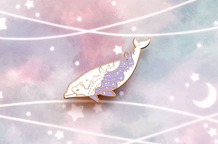 Cuvier's Beaked Whale Troposphere Enamel Pin