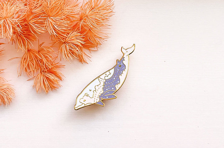 Cuvier's Beaked Whale Troposphere Enamel Pin