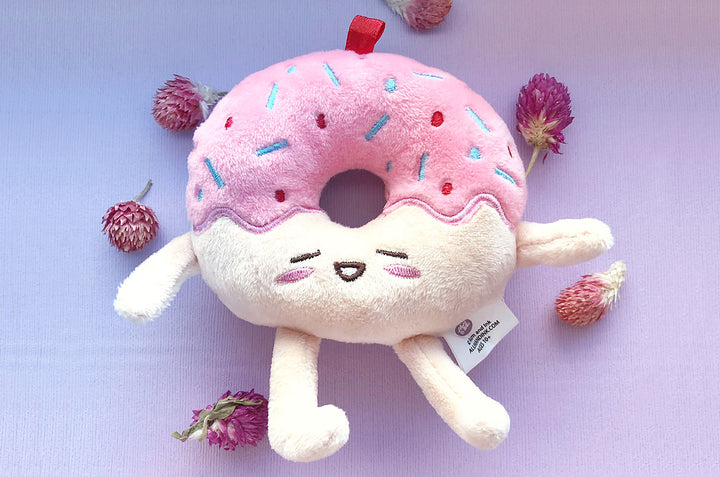 Donut Stuffed Toy Charm