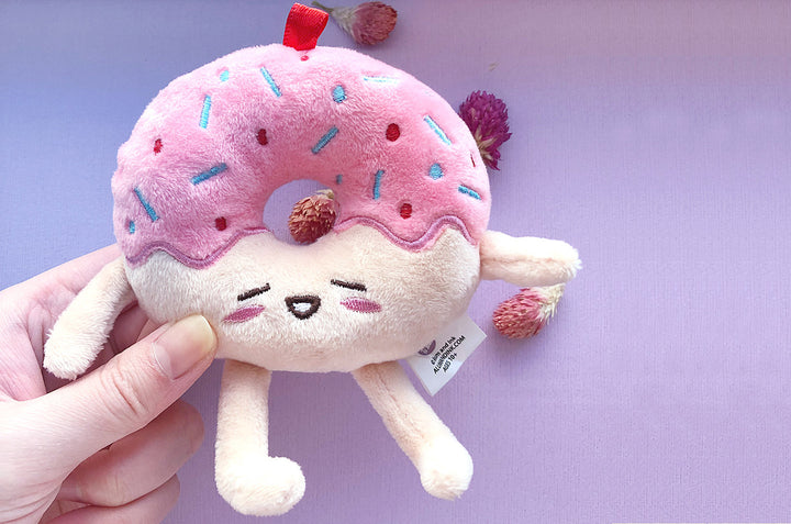 Donut Stuffed Toy Charm