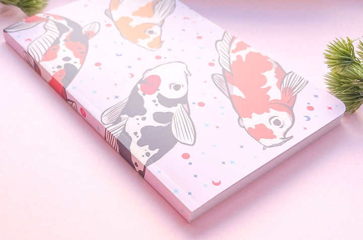 Starry Koi Dotted Grid Notebook