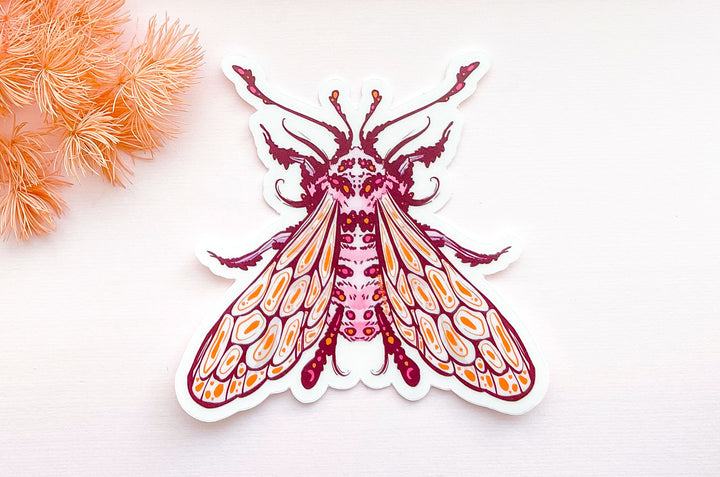 Fantasy Bee Clear Vinyl Sticker