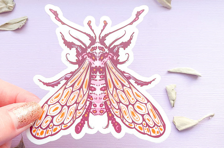Fantasy Bee Clear Vinyl Sticker