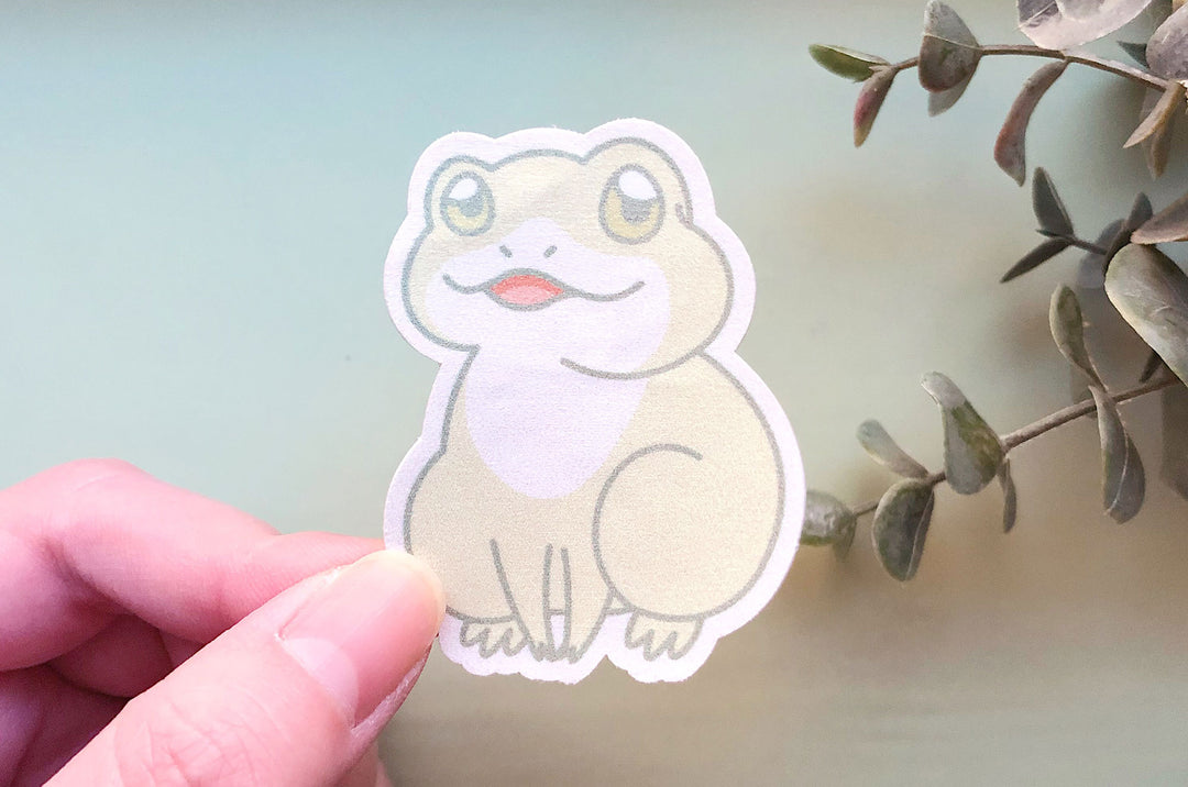 Cute Froggy Microfiber Sticker