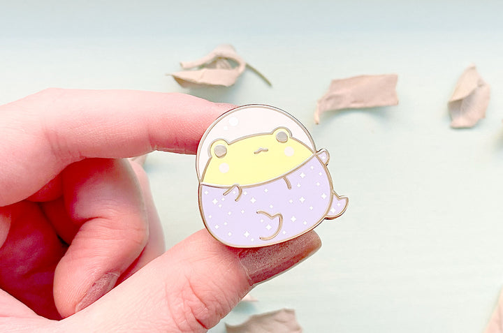 Gogo the Space Frog Enamel Pin