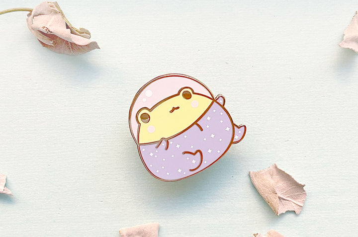 Gogo the Space Frog Enamel Pin