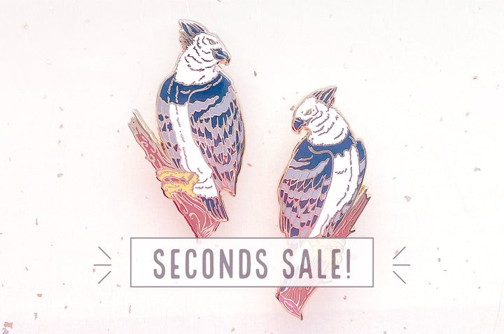 Harpy Eagles Enamel Pin Set (Seconds)