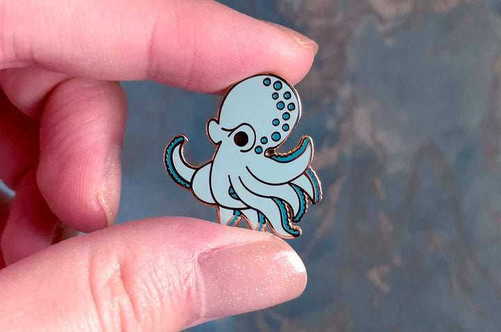 Chibi Octopus Pin