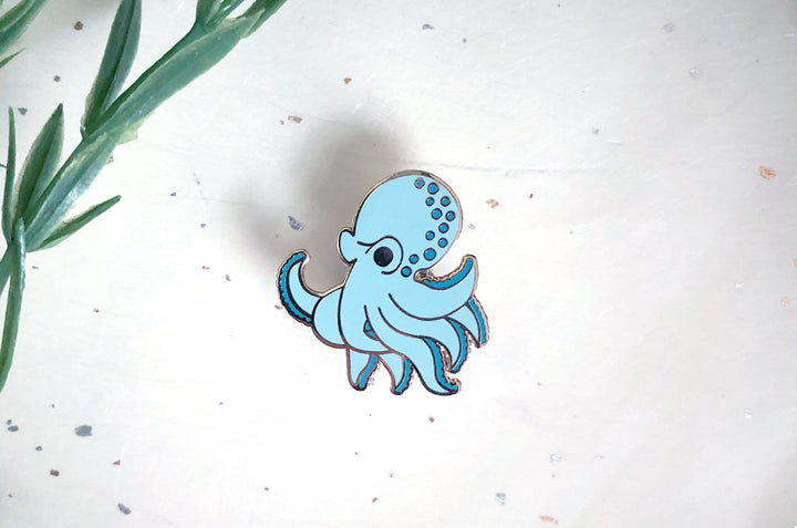 Chibi Octopus Pin 