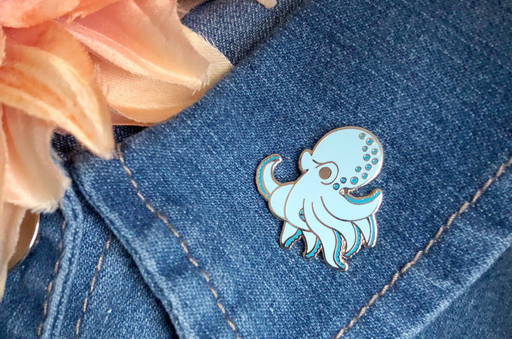 Chibi Octopus Pin