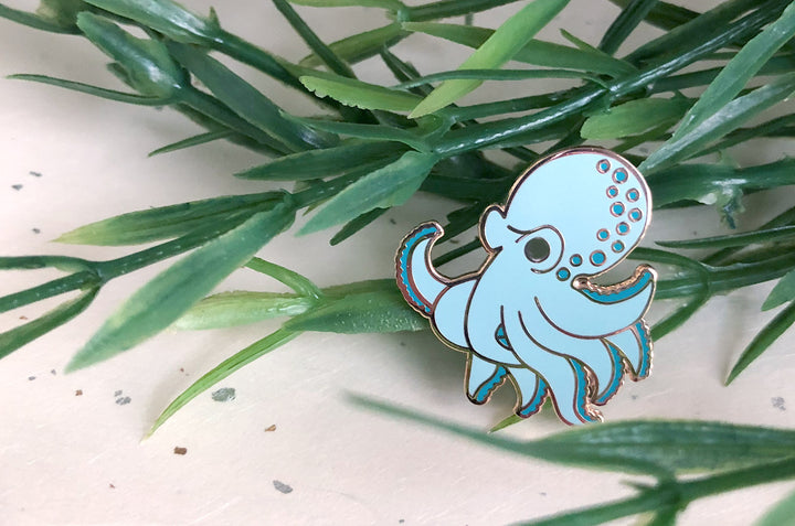 Chibi Octopus Pin