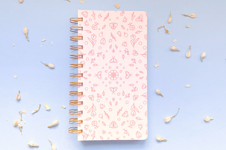Insects and Florals Week on Two Pages Planner
