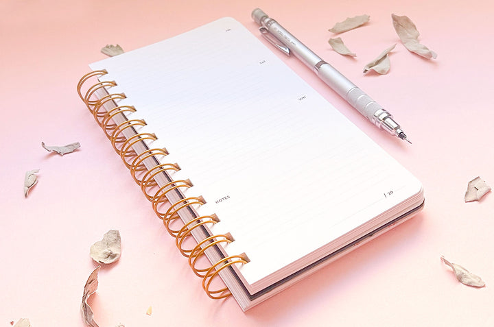 Insects and Florals Week on Two Pages Planner
