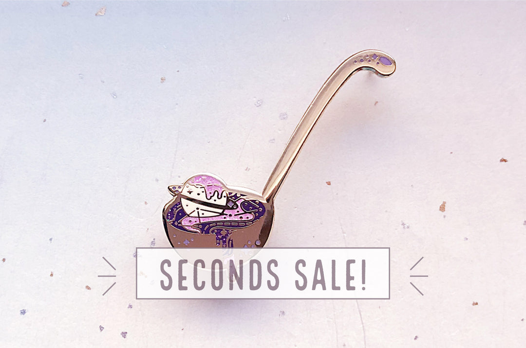 Galactic Ladle Enamel Pin (Seconds)