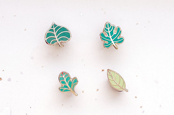 Mini Leaves Part Two Board Filler Enamel Pin Set