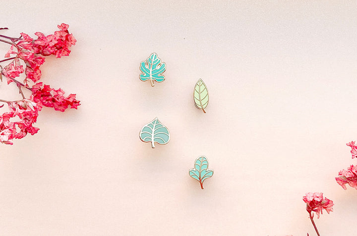 Mini Leaves Part Two Board Filler Enamel Pin Set