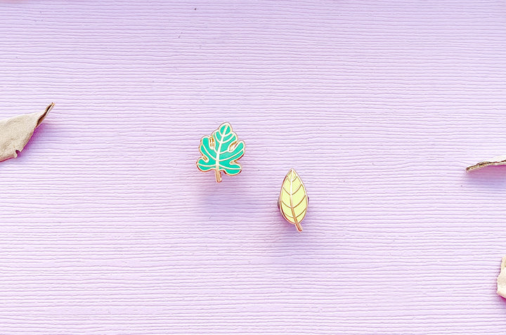 Mini Leaves Part Two Board Filler Enamel Pin Set