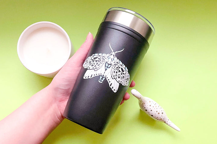 Giant Leopard Moth 20oz Tumbler
